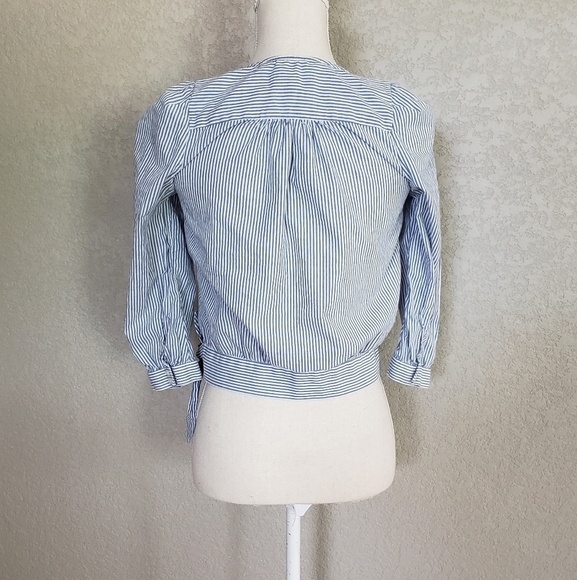 Madewell Cropped top with side tie size XXs - Picture 3 of 9